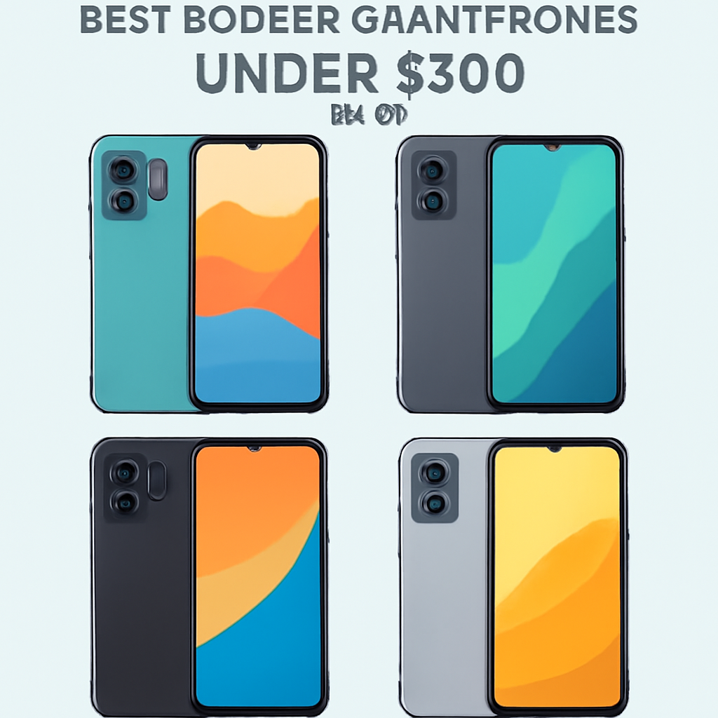 Best Budget Smartphones Under 300 Dollars in 2026